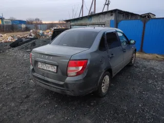 Лада Гранта, 2019, вин-код XTA219010K0602621. Получить более подробную информацию и ознакомиться с имуществом можно по согласованию с финансовым управляющим по e-mail: espechurina.torgi@mail.ru, Курганская область, село Сулюклино, ул Гагарина, д 34.
