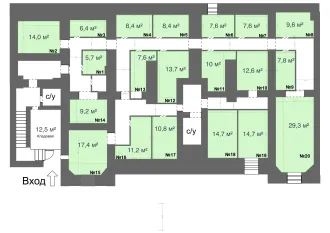 Два смежных помещения 312,7 м², Москва, Садовая-Триумфальная. Реализуется два смежных помещения, общей площадью 312,7 м2 (Помещение «1»: 59,5 кв. м. и помещение «2»: 259.2 кв. м.) в 150 метрах от метро Маяковская. Дом на первой линии Садового кольца. Помещения расположены в подвале многоквартирного…