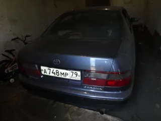 Toyota Corona 1995 легковой автомобиль TOYOTA CORONA, 1995 года выпуска, регистрационный знак №А748МР 79, цвет кузова – серый, тип двигателя – бензин, идентификационный номер (VIN) – отсутствует, модель, № двигателя 4А-1054330, № кузова АТ190-4021987. Вид транспорта: легковой автомобиль, объем…
