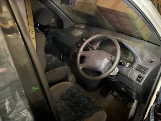 Toyota Ipsum 1997, 135 лс, 400000 км, АКПП, легковой автомобиль, марка: TOYOTA, модель: IPSUM, год изготовления: 1997, г/н: К654АУ154, отсутствуют фары, крышка капота, бампер, коробка передач в нерабочем состоянии, не на ходу