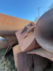 Бункер загрузочный для обсадных труб требует ремонта