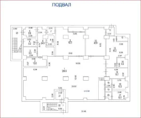 Нежилое помещение в Москве, кадастровый номер: 77:02:0025016:1481. Нежилое помещение (подвал) в трехэтажном здании офисного типа с парковкой. Адрес: г. Москва, Дмитровское шоссе, дом 100, стр. 3, пом. 2П.