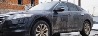 Honda Crosstour 2011 года, 275 лс, 474000 км, полный привод, АКПП. Легковой автомобиль ХОНДА Кросстур, VIN: 1HGTF2850BL600178, 2011 г.в., цвет: Черный, г/н: А070АУ73.