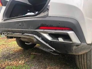 Omoda C5 2024 года выпуска, VIN LVVDB21BXRD106376, госномер Т583УК193. Автомобиль после аварии.