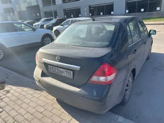 Nissan Tiida 2007 NISSAN TIIDA 1.6 ELEGANCE, марка: NISSAN TIIDA, модель: 1.6 ELEGANCE, год изготовления: 2007, цвет: черный, изготовитель (страна): Мексика, модель двигателя: HR16 265888A, тип двигателя: бензиновый, мощность двигателя, л. с. (кВт): 110 (81), рабочий объем двигателя, куб. см: 1598…