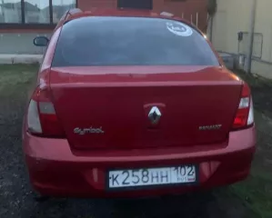 Легковой автомобиль РЕНО SYMBOL 4AUT, год изготовления: 2008, VIN: VF1LB0BC539922997, г/н: к258нн102, модель двигателя: R388384, кузов №: VF1LB0BC539922997