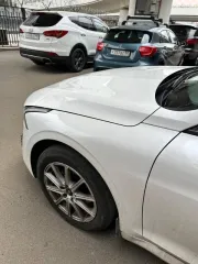 Kia K5 2020 года, VIN: XWEG3414BM0001030, цвет белый.