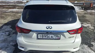 Infiniti QX60, 2017. Транспортное средство - марка Infiniti, модель QX60, год выпуска 2017, VIN 5N1CL0MB2GC535898, являющийся предметом залога АО "Альфа - Банк".