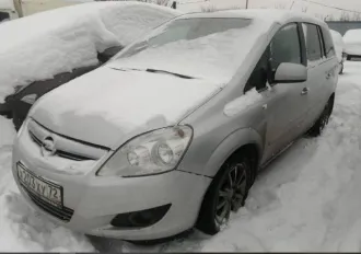 Opel Zafira 2011 года, 140 лс, 150000 км, VIN W0L0AHM75B2078076, г/н Х203ХУ 72.