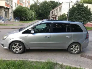 Opel Zafira 2007 года, 140 л.с., пробег 278 000 км. Цвет серый металлик. VIN: W0L0AHM7582017562, госномер Р176КХ177.