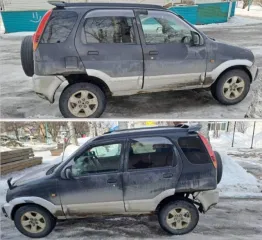 Daihatsu Terios (дайхатсу Териос), 1997 года, 92 лс, полный привод, АКПП. Автомобиль легковой, марка: DAIHATSU, модель: TERIOS, VIN отсутствует, гос. рег. номер: С739ВХ27, год изготовления: 1997.