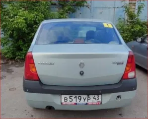 Renault Logan, 2007, 87 лс, автомобиль легковой, марка: РЕНО, модель: ЛОГАН, VIN: X7LLSRAHH7H077286, год изготовления: 2007