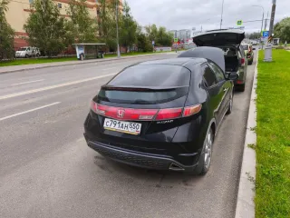 Хонда Цивик 2008 года, черный цвет. VIN: SHHFK27608U041145, государственный номер: C791AH550. Год изготовления: 2008. Разрешенная максимальная масса: 1750 кг, масса без нагрузки: 1265 кг. Автомобиль находится в залоге у ПАО «Совкомбанк». Ознакомление с имуществом по предварительной записи у…