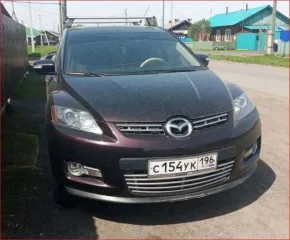 Mazda CX-7, 2008 года, 238 лс, идентификационный номер (VIN номер): JMZER893800120648, год изготовления: 2008, гос.номер С154УК196.