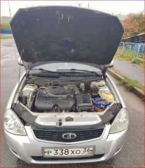LADA Priora, 2014, 97 л.с. Легковой автомобиль: ЛАДА 217230 ЛАДА ПРИОРА, выпуска 2014 года, кузов (коляска) № XTA217230E0256997, цвет Светло-Серебристый металл, идентификационный номер (VIN) XTA217230E0256997, государственный регистрационный знак Р338ХО36