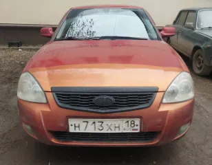 Лада Приора, 2010 г.в., цвет – золотисто-красный, г/н Н713ХН18, VIN XTA217030A0222629