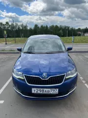 Шкода Rapid, 2019 г., синий, VIN: XW8AC4NH8KK127379, ПТС: 40 РЕ 773635, госномер: Т298АВ797, двигатель CVW №660563, мощность 110 л.с. (80.9 кВт), объем 1598 см³, кузов №XW8AC4NH8KK127379, максимальная масса 1720 кг, масса без нагрузки 1252 кг.