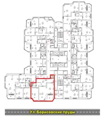 Жилое помещение 83.8 кв.м по адресу: г. Москва, ул. Борисовские Пруды, д. 5, к. 1, кв.254. Кадастровый номер 77:05:0011010:7297. Вид жилого помещения: Жилое. Общая площадь: 83.8 кв.м.