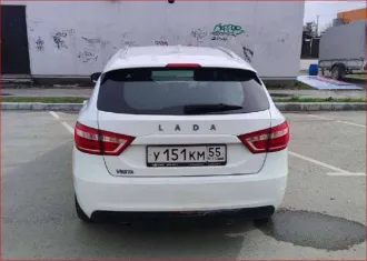 Lada Vesta, 2019, 106 л.с., 299070 км, автомобиль легковой, марка: LADA GFK110, модель: LADA VESTA, VIN: XTAGFK110KY319618, гос. рег. номер: У151КМ55, год изготовления: 2019 (транспортное средство имеет повреждения)