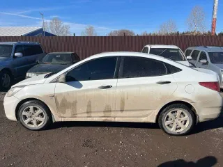 Hyundai Solaris 2013, 123 л.с., АКПП, идентификационный номер (VIN): Z94CT41DBDR198235, год изготовления 2013, гос.номер М719УО159, цвет белый.