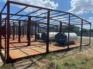 Металлический каркас блочно-модульной котельной БМК-4900. Ознакомление с условиями, характеристиками имущества, сведениями об обременениях и спорах осуществляется по адресу места нахождения имущества при согласовании времени с организатором с понедельника по четверг с 11:00 до 15:00 по электронной…