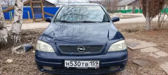 Opel Astra 2001 года выпуска, синего цвета. VIN: WOLOTGF4815330400, ПТС: 39 TH 937370, госномер: Н530ТВ159. Страна изготовитель: Германия.