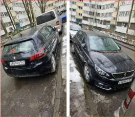 Peugeot 308 2018 года, 130 лс, VIN VF3LBYHYPJS461210, гос.номер Е869КО147