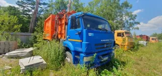 Мусоровоз КАМАЗ 2019 Автомобиль - мусоровоз МК-4552-Г6 на шасси КАМАЗ 53605-37, идентификационный номер XZX4552G6KOA30261, паспорт транспортного средства 62 РА 931992 от 15.10.2019, год изготовления — 2019, назначение - перевозка твердых коммунальных отходов.