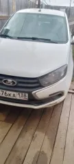 Lada Granta 2021 белый 106 лс 50698 км Легковой автомобиль, марка: Lada, модель: Granta, год изготовления: 2021, цвет: белый, VIN: ХТА219070М0779129, г/н: 0576КА138, изготовитель (страна): ВАЗ, мощность двигателя: 78 кВт, организация-изготовитель ТС: Россия.