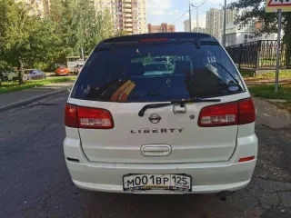 Nissan Liberty, 2002 года, 147 лс, 400000 км, АКПП, легковой автомобиль, марка: NISSAN LIBERTY, год изготовления: 2002, цвет: БЕЛЫЙ, VIN: ОТСУТСТВУЕТ, ПТС: 25 УА 465917, г/н: М001ВР125, изготовитель (страна): НИССАН (ЯПОНИЯ), модель двигателя: QR20 281891A, тип двигателя: БЕНЗИНОВЫЙ, мощность…