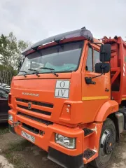 Мусоровоз КАМАЗ КО-440-5 2021 года, VIN: XVL483230M0002217. Шасси (рама) № ХТС651155L1434940, кузов № 431140L2570240. Цвет кабины оранжевый.