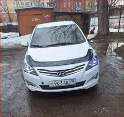 Hyundai Solaris, 2016 года, 107 лс, автомобиль легковой, марка: Hyundai, модель: Solaris, VIN: Z94CT41CAHR545192, гос. рег. номер: Н963АЕ70, год изготовления: 2016
