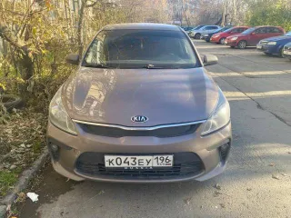 KIA RIO 2018 года выпуска, VIN Z94C241BBJR073491, цвет светло-коричневый.