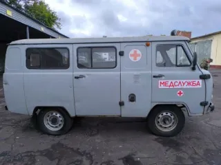 УАЗ-396295 2009 года выпуска, VIN XTT39629590470675. Мощность двигателя 112 л.с., объем 2693 см³. Пробег 79548 км. Вид транспорта специальный.
