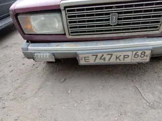 ВАЗ-2107, 2004 года, 75 лс, 266347 км. Автомобиль марки ВАЗ-21074, государственный регистрационный знак E747KR68, тип ТС: Легковой седан, 2004 года выпуска, XTA21074052066468, цвет: темно-бордовый, мощность 75 (55,2). Состояние: неудовлетворительное, не на ходу, требует ремонта.
