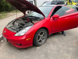 Toyota Celica, 2003 года, 192 лс, 200000 км, АКПП, автомобиль тойота celica gt-s, 2003 г. выпуска, vin jtddy38t630066339, государственный регистрационный знак к505нн790, легковое купе, категория в/м1, номер двигателя 0177587, номер кузова jtddy38t630066339, цвета кузова красный, мощность двигателя…