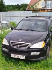 SsangYong Kyron, 2010 год, VIN: Z8US0A16SB0008101, госномер М152ВТ71. Двигатель бензиновый, 150 л.с., объем 2.3 л. Коробка передач механическая. Пробег 236 668 км. Авто на ходу, мотор, раздатка и коробка без нареканий. Обратить внимание на подвеску.