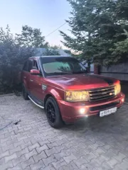 Land Rover Range Rover Sport 2006, 390 лс, 295083 км, полный привод, АКПП, легковой автомобиль, марка: Land Rover, модель: Range Rover Sport, год изготовления: 2006, цвет: темно-красный, VIN: SALLSAA346A941137, страна: Англия.