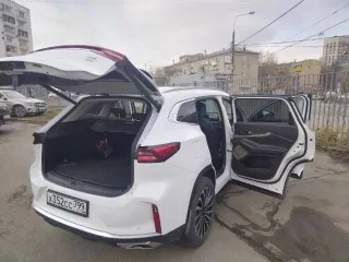Exeed TXL 2022, 197 лс, 72000 км, полный привод, АКПП, VIN: LVTDD24B8ND171476, год выпуска 2022, г.р.н. Х352СС799, приблизительный пробег в районе 72 000 км.