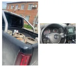 Грузовой бортовой автомобиль Volkswagen 2H Amarok, 2019 г.в., г/н Е765МК761, VIN WV1ZZ2HZKH012778, номер двигателя: 096677, черного цвета. Адрес (местоположение): Ростовская область, ст-ца Бессергеневская, ул. Советская, 32. Год выпуска: 2019. Марка грузовика: Грузовой бортовой автомобиль…