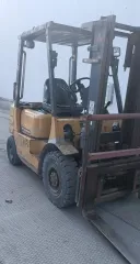 Автопогрузчик SUMINJVO. Категория С ( ГРЗ: 25 ВТ 6865), двигатель ТМ-S61269, цвет зеленый. Погрузчик, категория С ( ГРЗ : 25 ВН 7408), цвет: желтый, номер двигателя: 4G63-HY7576
