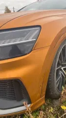 Audi Q8 2018 года, 340 лс, АКПП. Легковой автомобиль универсал Audi Q8, 2018 г.в., цвет: ОРАНЖЕВЫЙ, г/н: О808МР98, VIN: WAUZZZF18KD012732.