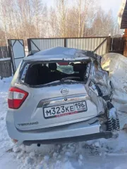 Nissan Terrano, 2015 года выпуска, 102 л.с., 66497 км, VIN Z8NHSNH8553383017. На имущество зарегистрировано ограничение (обременение) права: находится в залоге у АО «Экспобанк». Автомобиль участвовал в ДТП, не пригоден для эксплуатации, наблюдаются дефекты: копит и передняя часть деформированы, с…