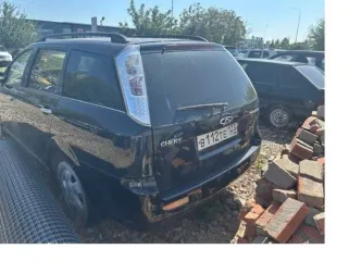 Chery B14, 2012, черный. VIN: LVVDB14B7CD350032. Кузов: LVVDB14B7CD350032. Тип: легковой универсал. Объем двигателя: 1971 см³, мощность: 100 кВт (136 л.с.), экологический класс: четвёртый. Техническое состояние: не заводится, сел аккумулятор, частично разукомплектовано. Оценка состояния и…