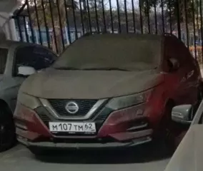 Автомобиль марки NISSAN модель Qashqai 2020 года выпуска, VIN Z8NFBNJ11ES117250, госномер М107ТМ62, цвет красный.