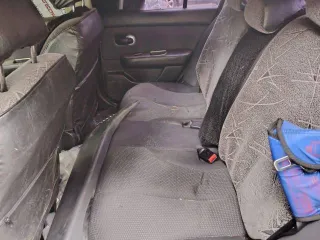 Nissan Tiida 2008 года, Ниссан Тиида 1.6 Elegance. Государственный регистрационный номер Н991ХР190, VIN 3N1FCAC11UL453582. Номер двигателя 032774В, объем 1598 см³, черный цвет, снаряженная масса 1300 кг.