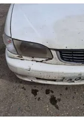 Toyota Corolla 2000 года, 100 л.с., пробег 370000 км, АКПП. Регистрационный номер А023УВ42, номер двигателя AE1105366976. Автомобиль на ходу. Техническое состояние: ходовая гремит, задние стойки полностью не работают, не работает АБС. Внешне автомобиль находится в плохом техническом состоянии…