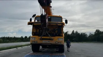 Кран стреловой автомобильный, марка: КС-55713-5В, на шасси Kamaz 43118-46, VIN Z8C55713HH0001212, г.н. К320ОВ186