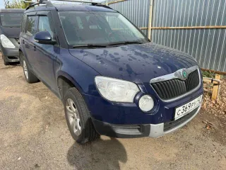 Skoda Yeti 2012 года, 105 лс, пробег 226005 км. VIN: TMBJF25L2C6058324, гос. номер: С369РУ40, цвет кузова темно-синий, объем двигателя 1197 см³.