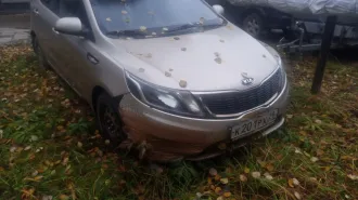 Kia Rio 2012 года выпуска, VIN Z94CB51BADR009572, цвет бежевый, не на ходу (глохнет двигатель).